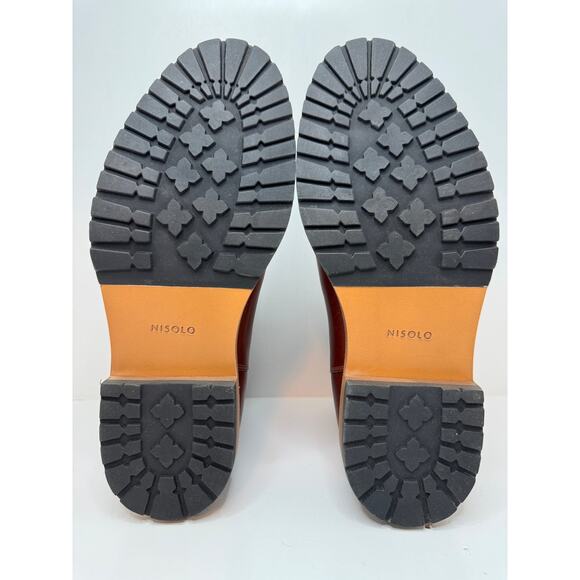 Nisolo Marco Everyday Chelsea Boot Terracotta Leather Men’s Size 9 New - Picture 12 of 13